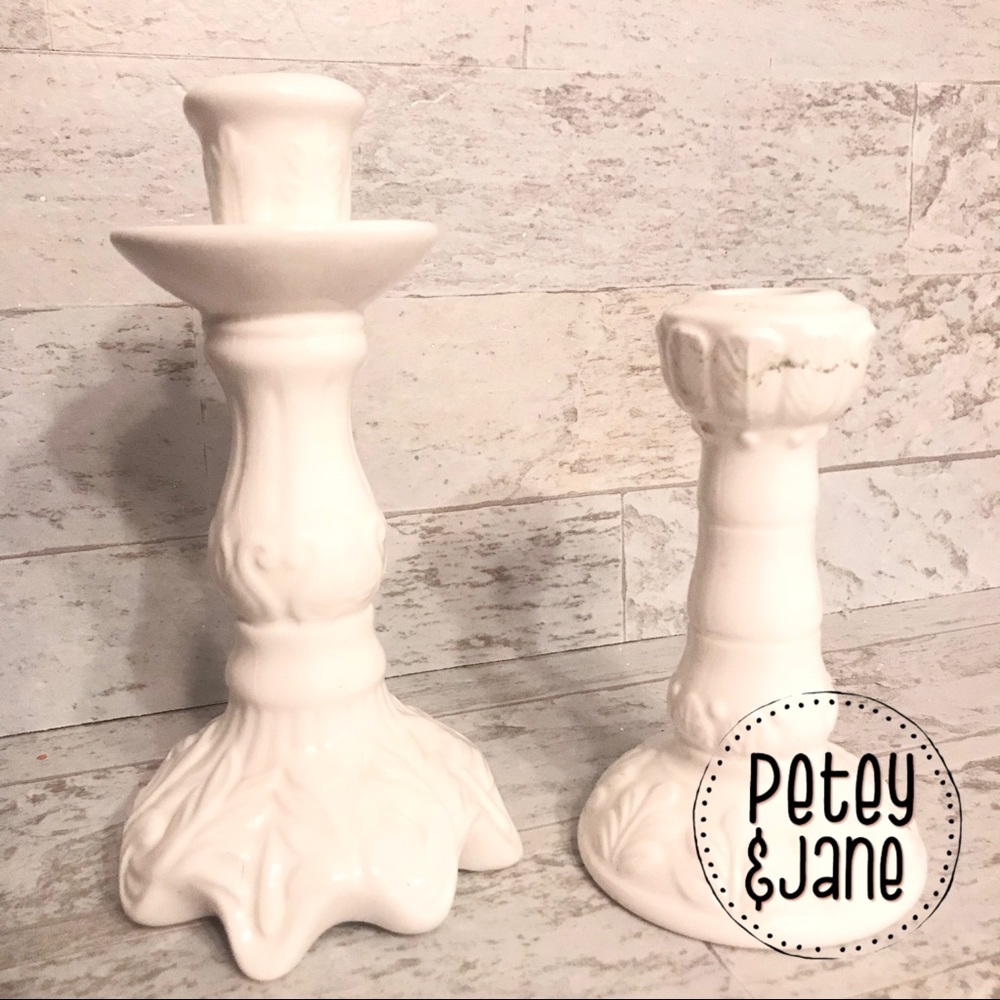 { P E T E Y & J A N E } Vintage Candle Holders